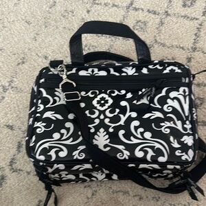thirty-one Black and White Cosmetic Bag